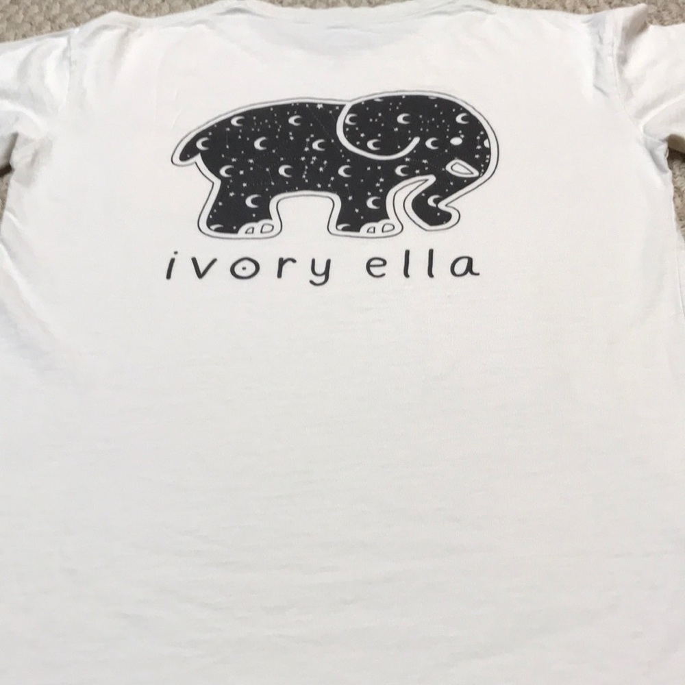 Ivory Ella long sleeve tee shirt -excellent-small - Picture 6 of 8